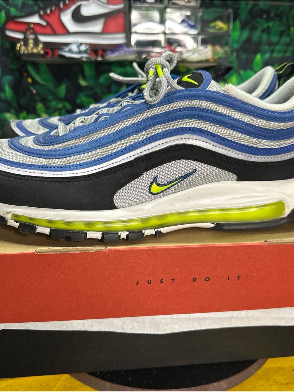 Nike Air Max 97 OG Atlantic Blue/Volt Yellow Size 12M